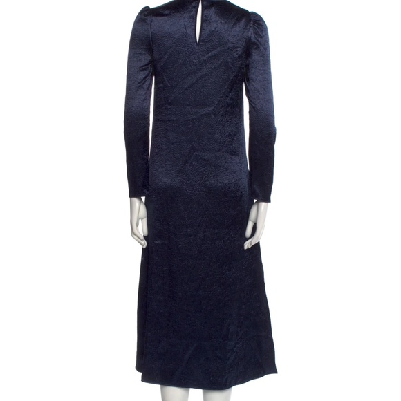 NWT Baum Und Pferdgarten Aneto Long Sleeve Shift Dress in Navy Blue - size 2 - Picture 4 of 7